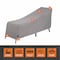 Modern Leisure Garrison Patio Chaise Lounge Cover, Waterproof, 65 in. L x 28 in. W x 29 in. H, Granite 3006 - alternate 6